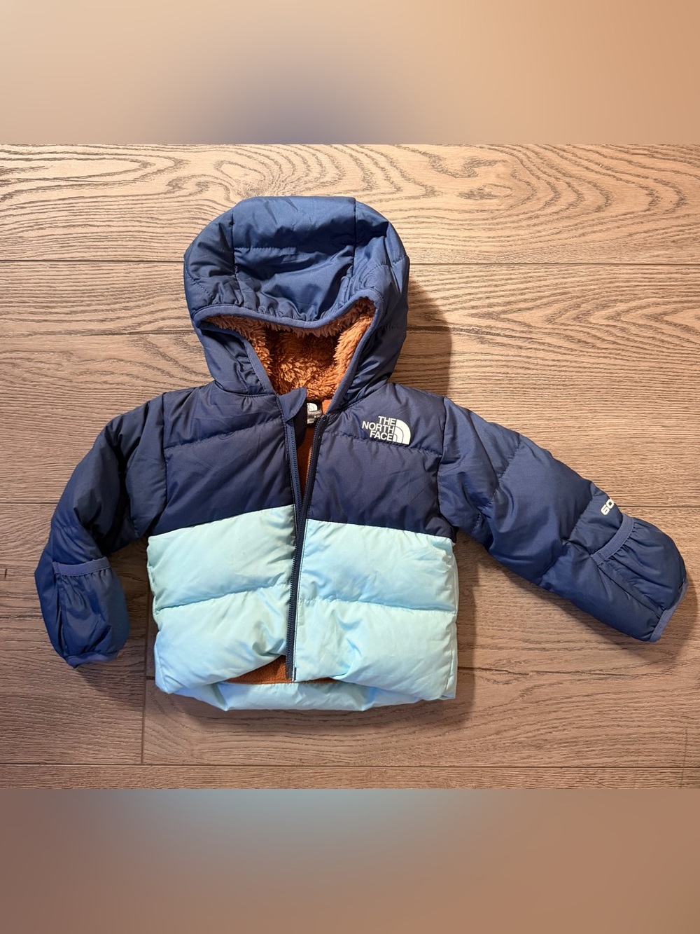 BABY NORTH DOWN HOODY